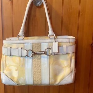 Large coach clutch purse